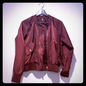 Gap / merlot nylon homer jacket - small